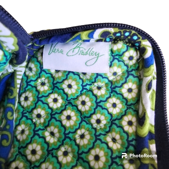 Vera Bradley Rhythm & Blues Coin Purse Wristlet - Picture 4 of 7